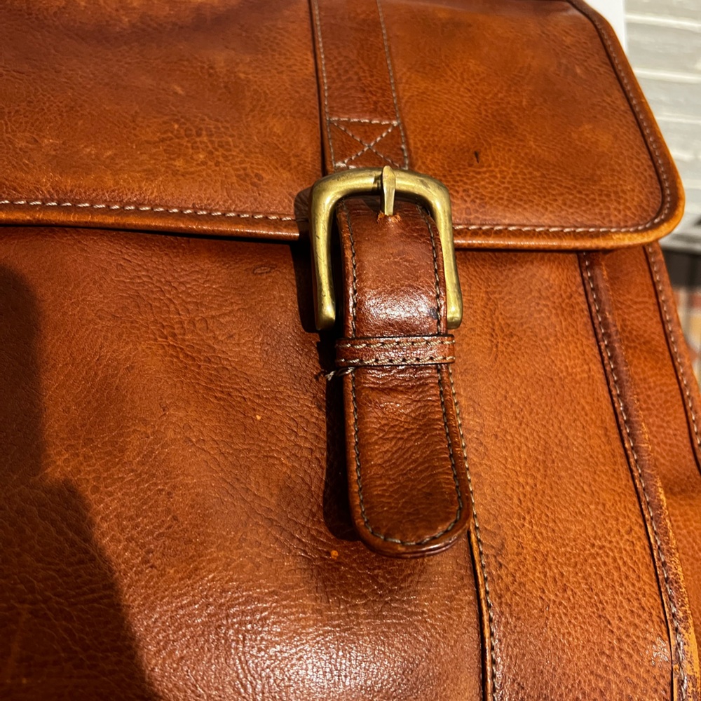 Vintage Wilsons Leather Rich Tan Briefcase / work bag - Picture 6 of 12